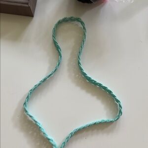 Source Unknown Aqua Twisted Necklace